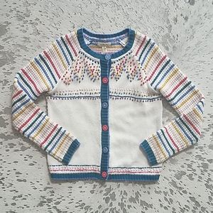 NWT MATILDA JANE Girls Size 4 Secret Fields WINDY CITY CARDIGAN Blue Sweater